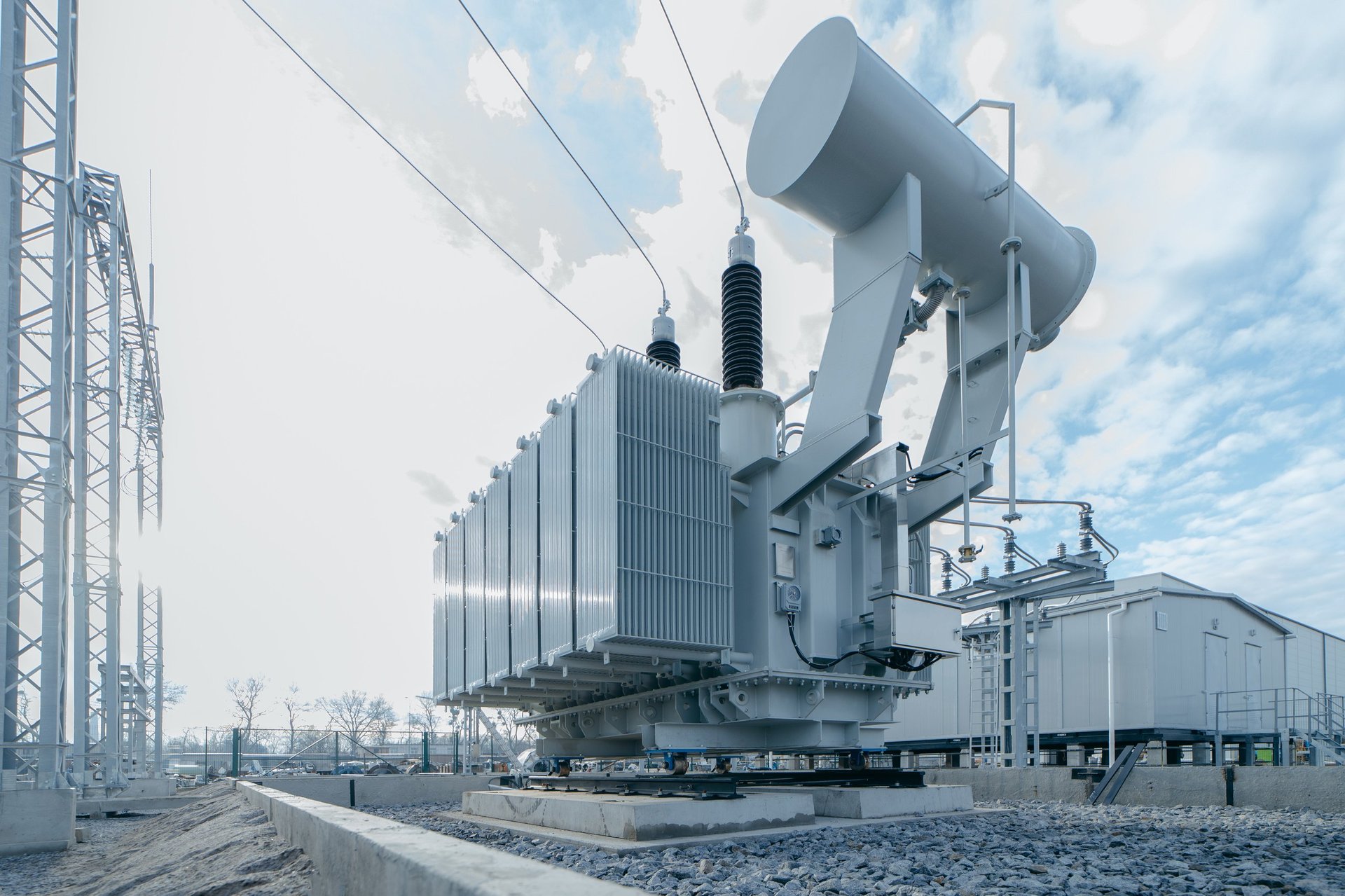 Central eléctrica moderna